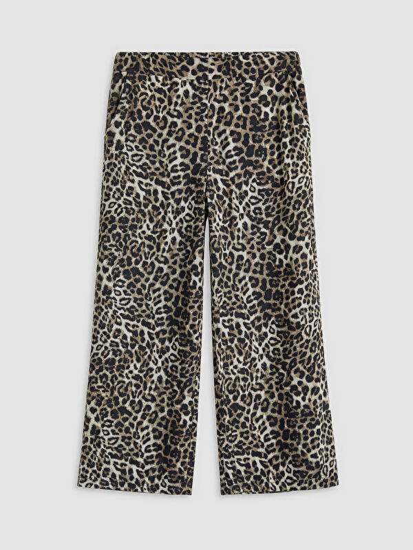 LCWAIKIKI Classic Leopar Desenli Kadın Pantolon