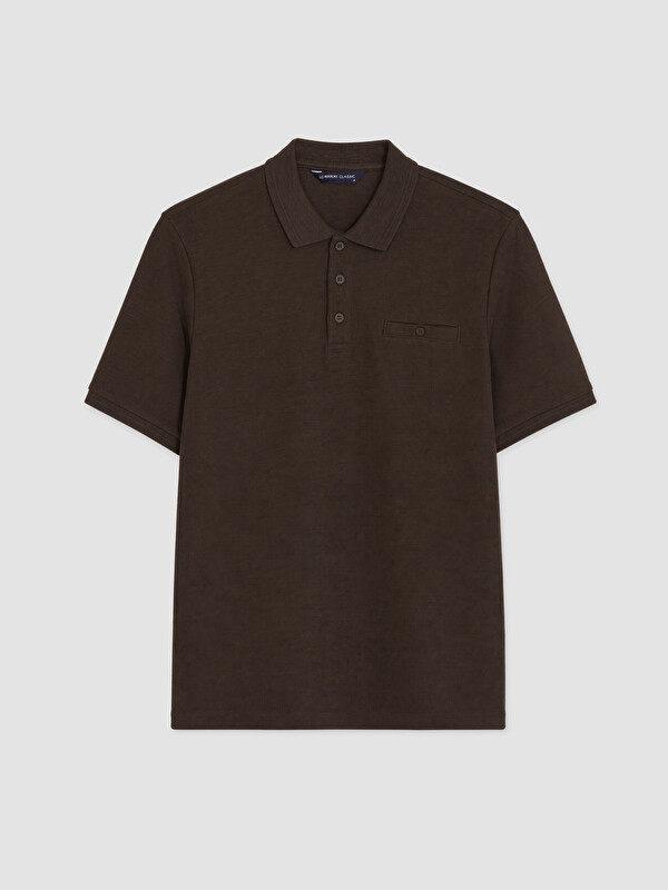 LCWAIKIKI Classic Polo Yaka Penye Erkek Tişört