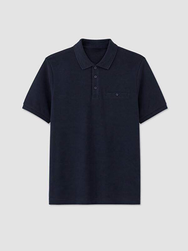 LCWAIKIKI Classic Polo Yaka Penye Erkek Tişört
