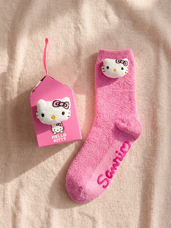LCW HOME Hello Kitty Κεντημένη Γυναικεία Κάλτσα Σπιτιού