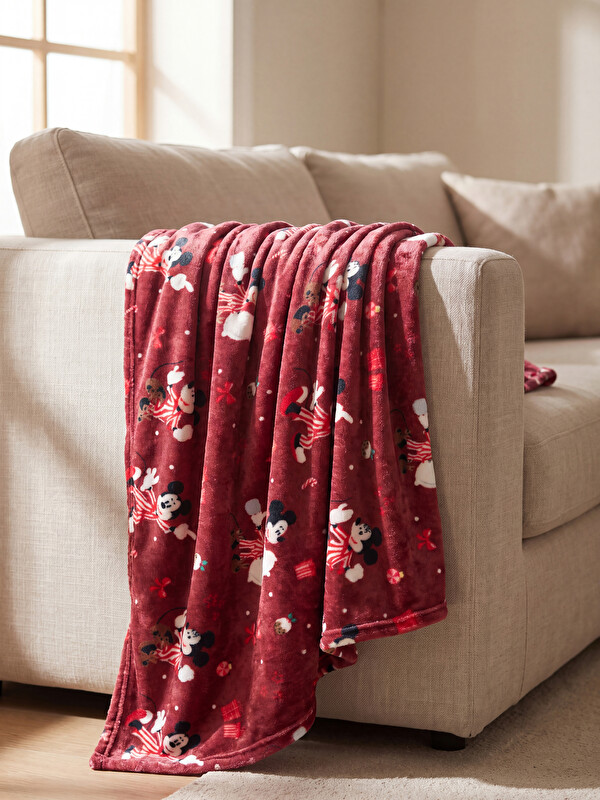 LCW HOME Mickey Mouse Baskılı TV Battaniyesi 100x150 cm