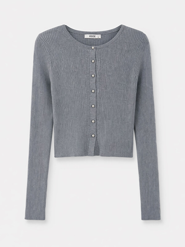 XSIDE Crew Neck Women's Knitwear Cardigan