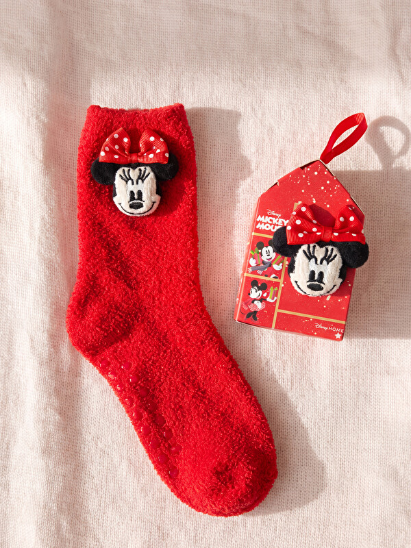 LCW HOME Mickey Mouse Κεντημένη Κάλτσα για γυναίκες Σπιτιού