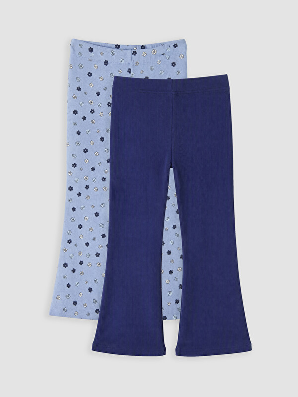 LCW Kids Floral Flare Girls' Leggings 2 Pack