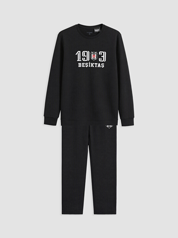 LC WAIKIKI Beşiktaş Baskılı Erkek Pijama Takım