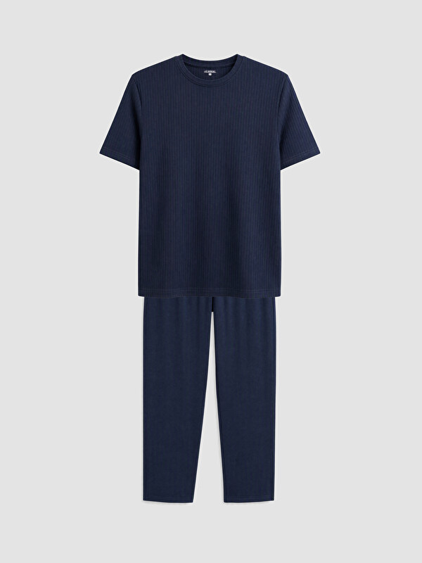LC WAIKIKI Textured Men's Pyjamas Set