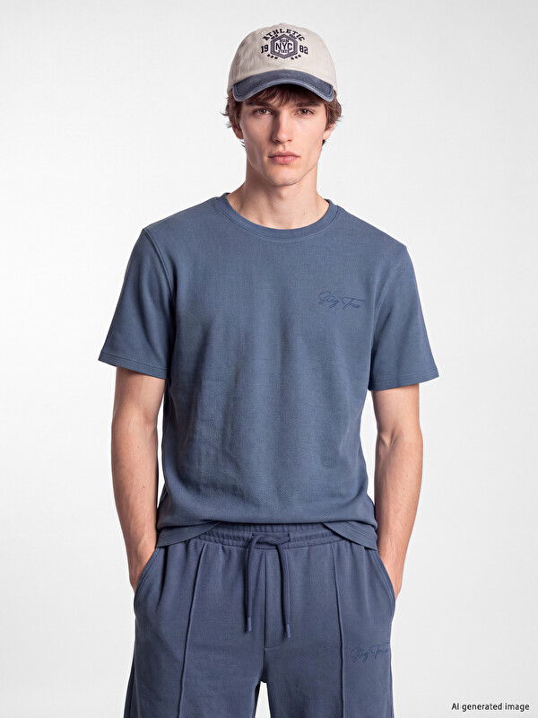 XSIDE Crew Neck Pique Men's T-Shirt