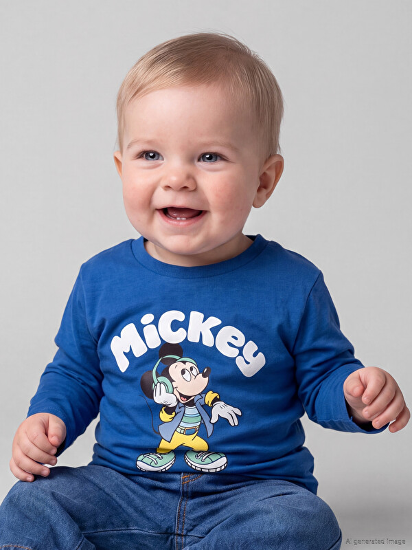 LCW baby Majica za bebe dječake Mickey Mouse