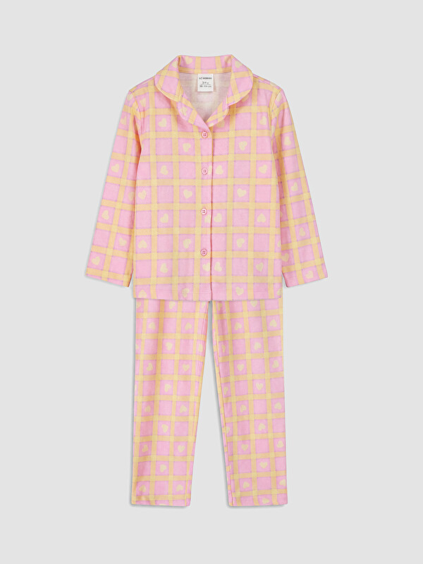 LCW Kids Patterned Girls' Pyjamas Set