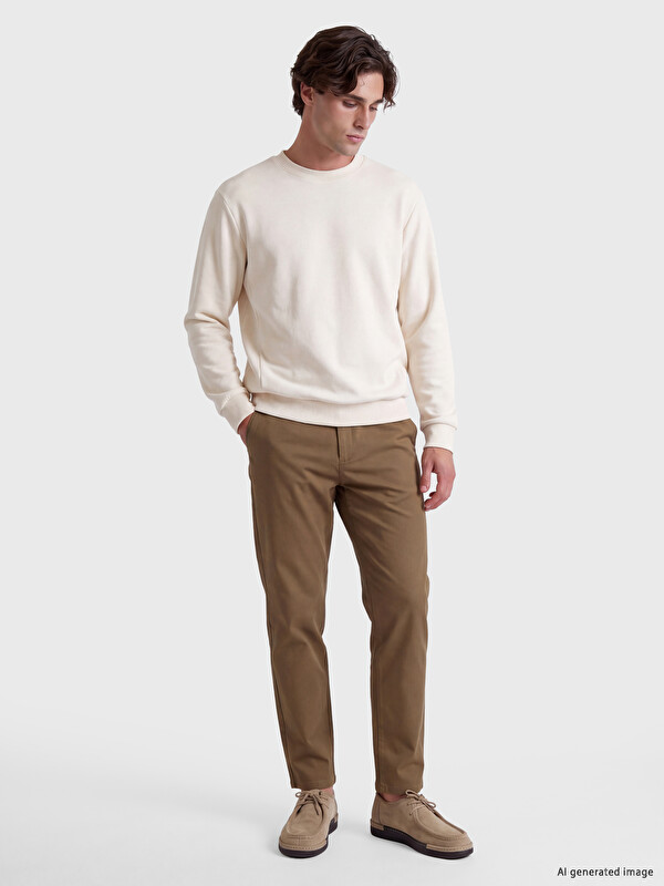 LCW Vision Мъжки панталон Slim Fit от габардин