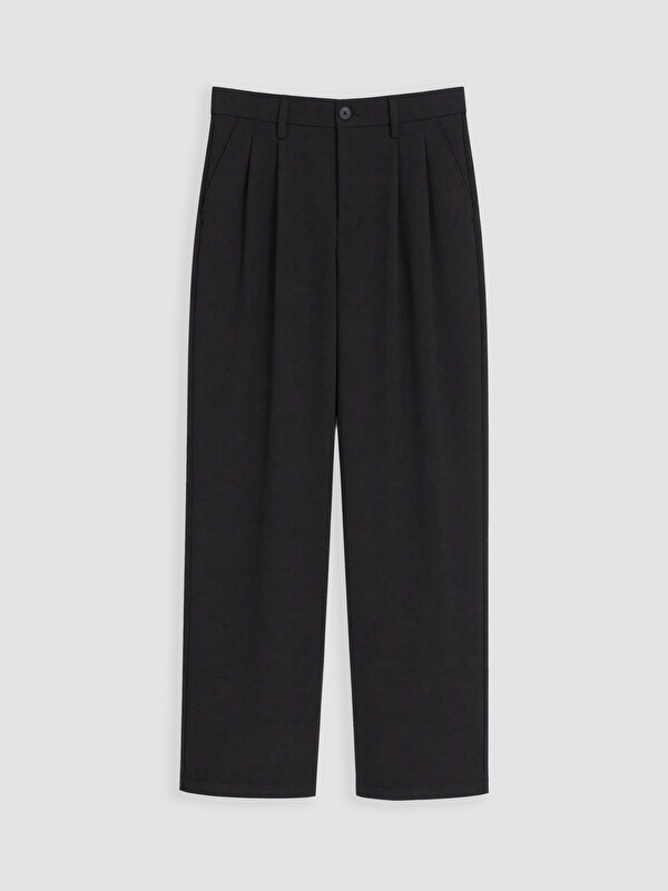 LCW Vision Relax Fit Gabardine Men's Pleated Trousers