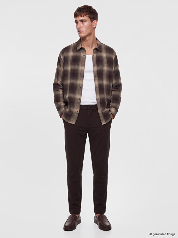 LCW Vision Slim Fit Gabardine Men's Trousers