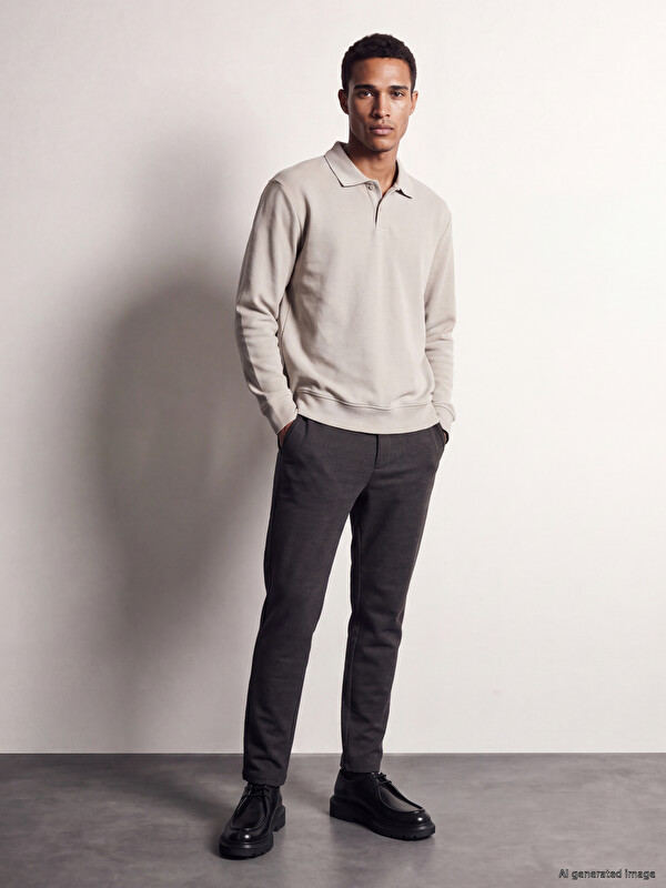 LCW Vision Elastic Waist Men's Trousers