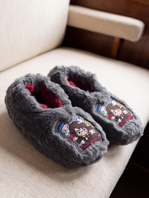 LC WAIKIKI Harry Potter Nakışlı Pelüş Erkek Çocuk Panduf