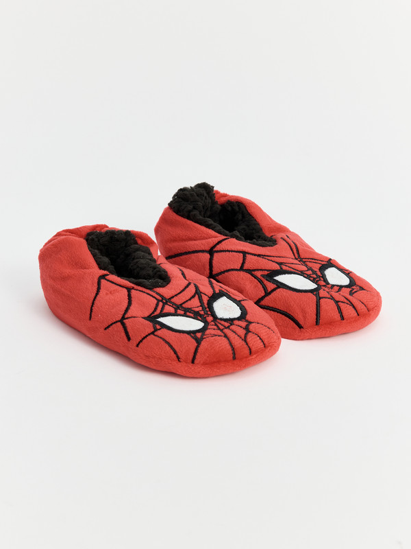 LCW STEPS Spider-Man Baskılı Erkek Bebek Ev Çorabı