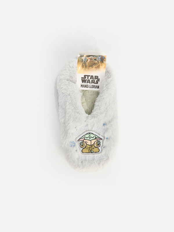 LCW STEPS Baby Yoda Nakışlı Erkek Bebek Ev Çorabı