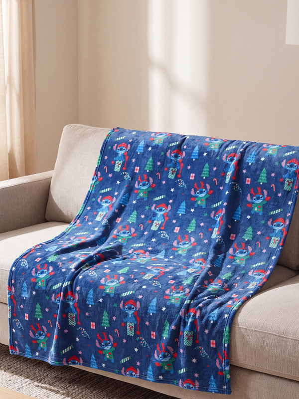 LCW HOME Stitch Baskılı TV Battaniyesi 100x150 cm