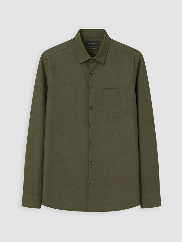 SOUTHBLUE Regular Fit Gabardin Erkek Gömlek