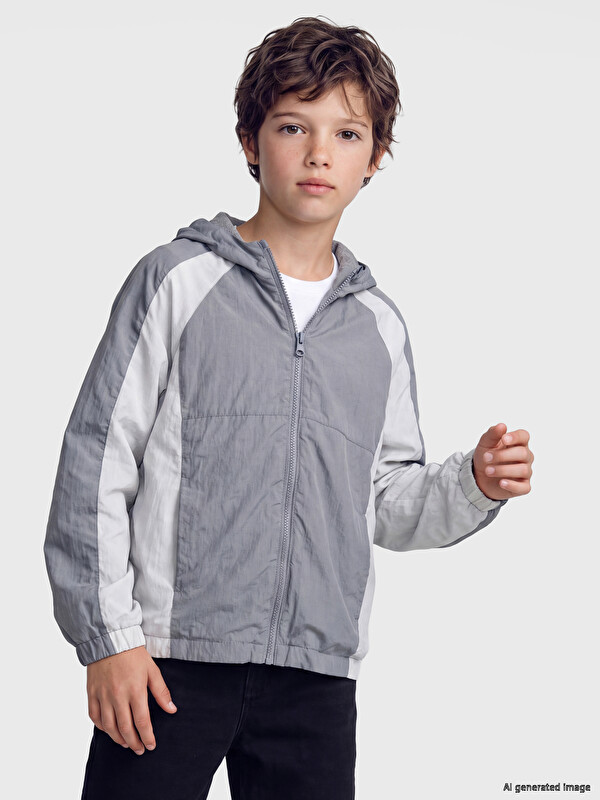 LCW Kids پالتۆی بەربارانی کوڕ ئاوهەڵنەگر