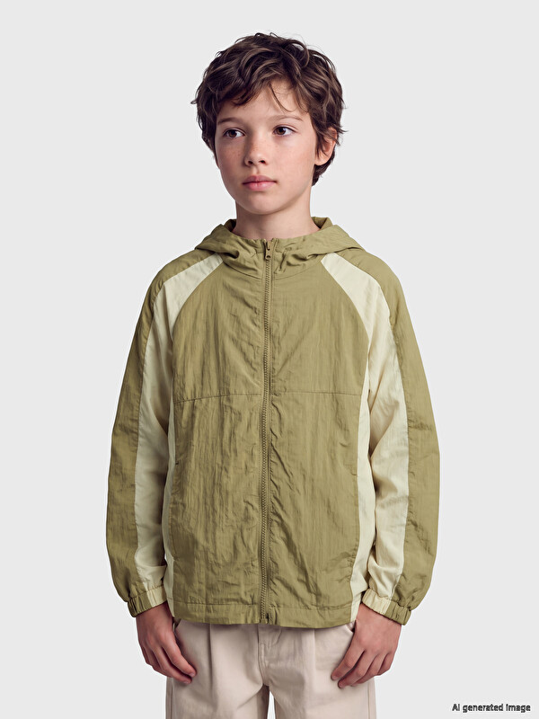 LCW Kids Water Repellent Boys' Raincoat