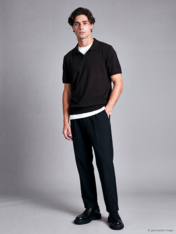 LCW Vision Regular Fit Erkek Pileli Pantolon