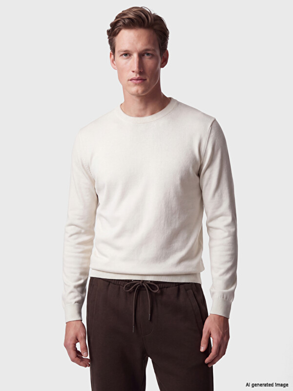 SOUTHBLUE Crew Neck Knitwear Sweater پیاوان
