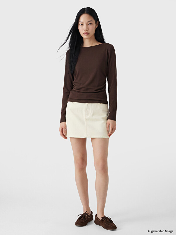 XSIDE Slash Neck Women's T-Shirt