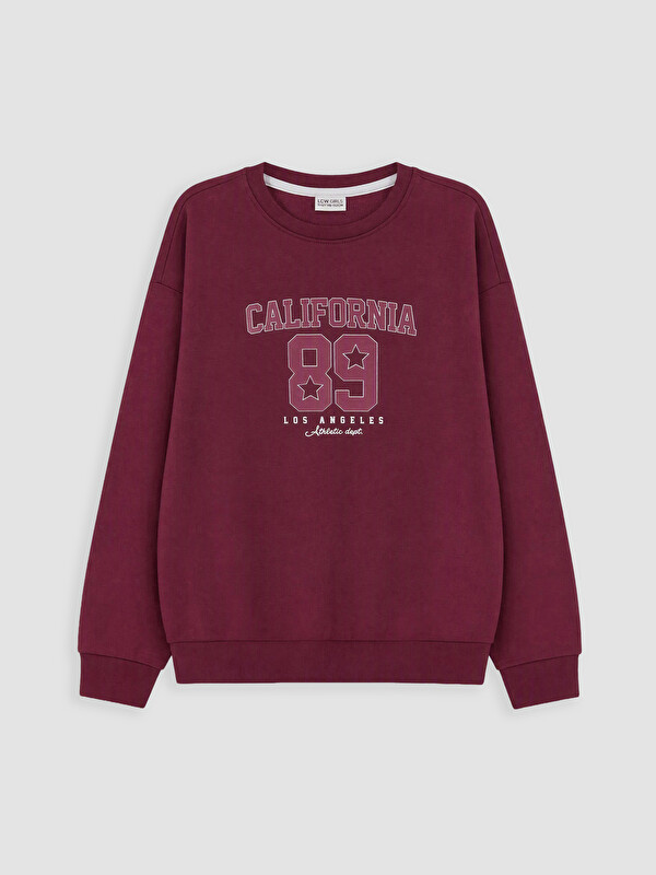 LCW Kids Printed Girls' Thick Sweatshirt