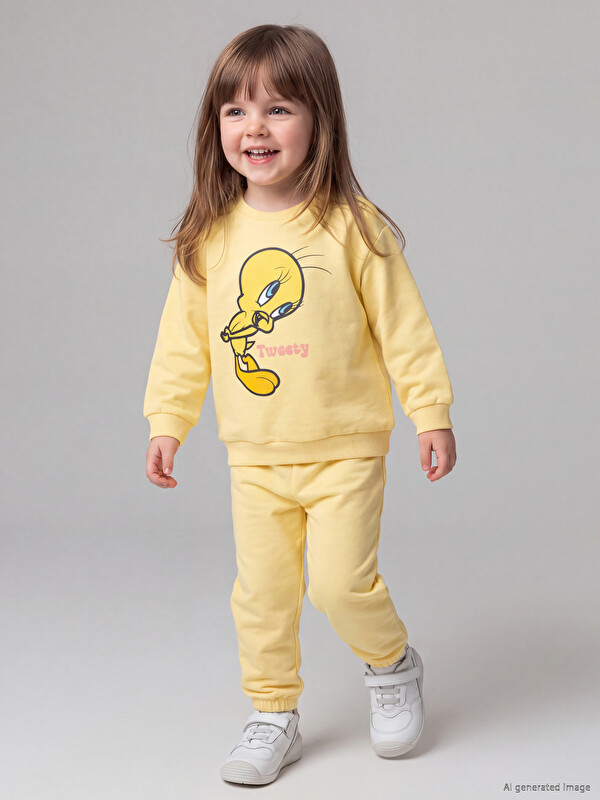 LCW baby Tweety Printed Baby Girls' Set