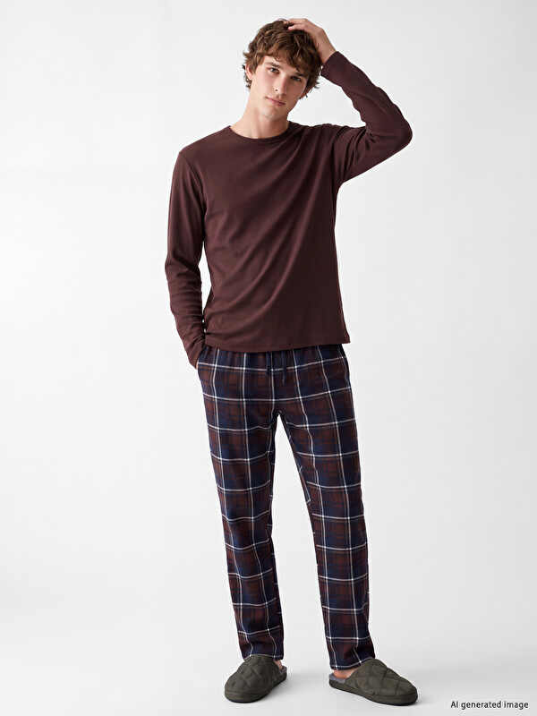 LC WAIKIKI Ekose Erkek Pijama Takımı
