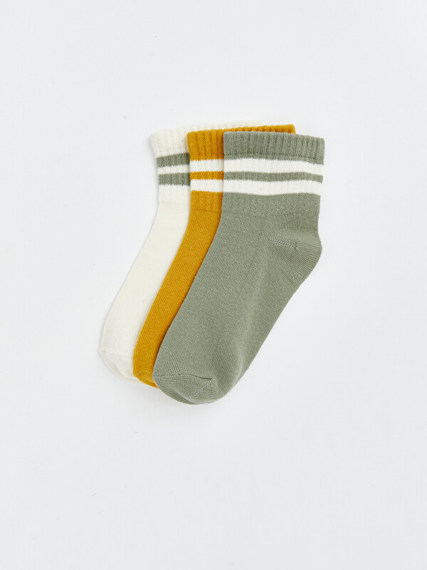 LCW Kids Boy Ecru Ankle Socks