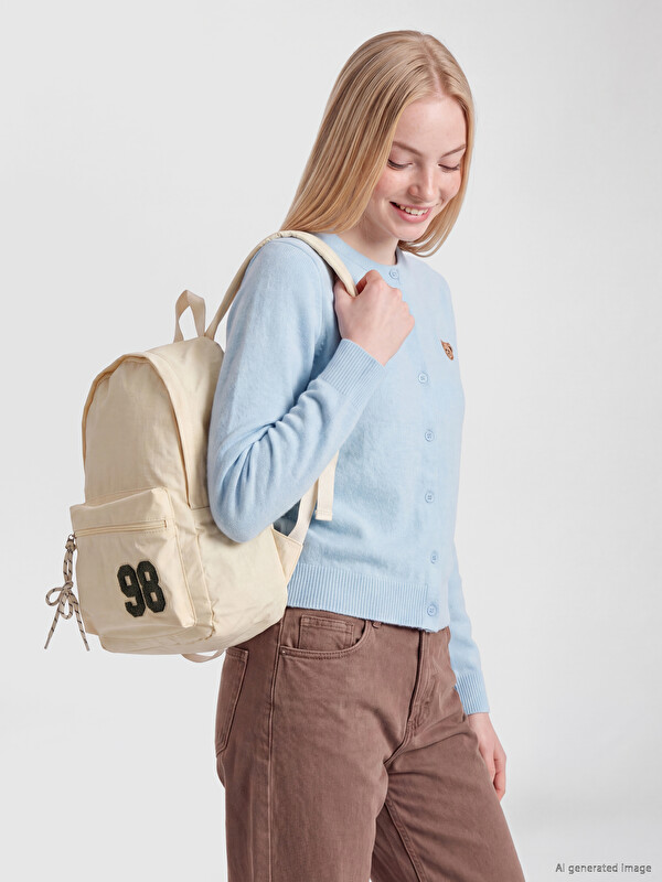 LCW ACCESSORIES მოქარგული ქალის ზურგჩანთა