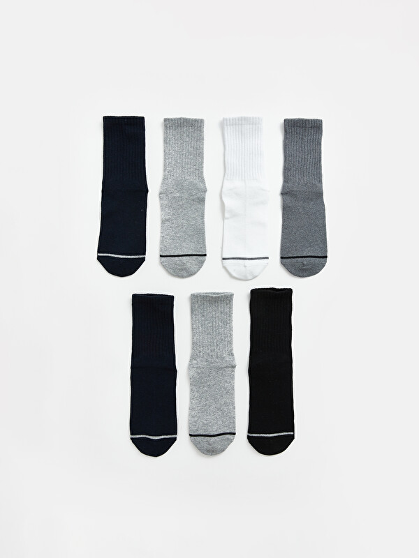 LCW Kids Lot de 7 paires de chaussettes de cheville garçon
