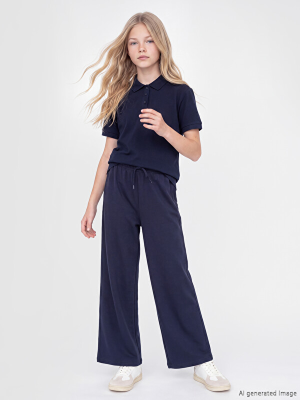 LCW Kids Wide Leg Girls' Sweatpants