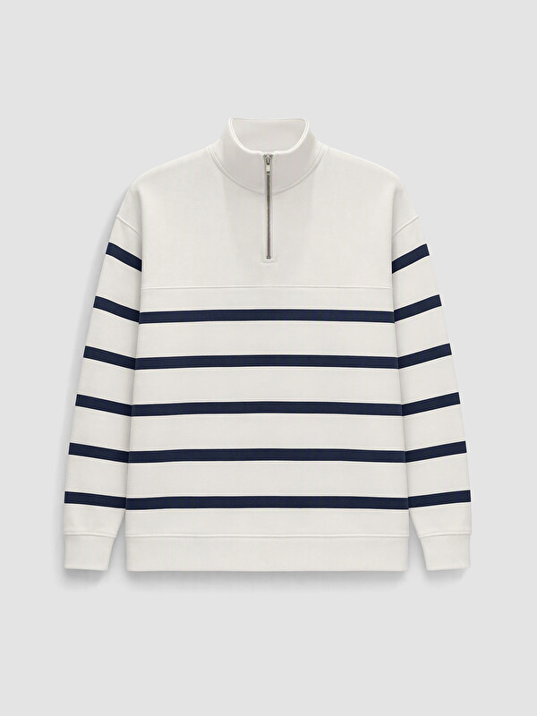 LCW Modest Dik Yaka Kadın Sweatshirt Tunik