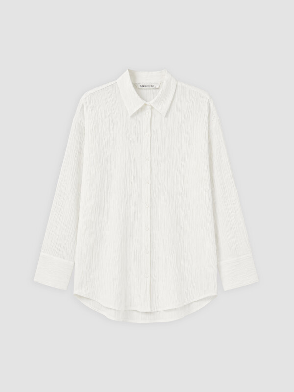 LCW EVERYDAY Dokulu Oversize Kadın Gömlek