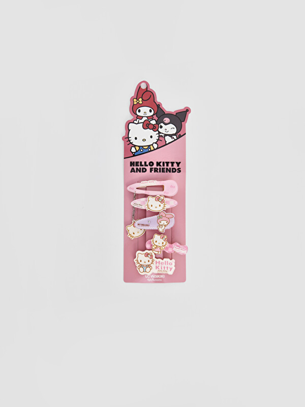 LCW JOY Hello Kitty Printed Girls' Hair Clip Set 5 Pack