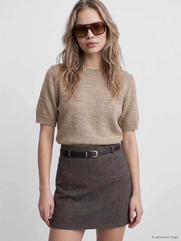 LCW Vision Short Sleeve Women's Knitwear Sweater