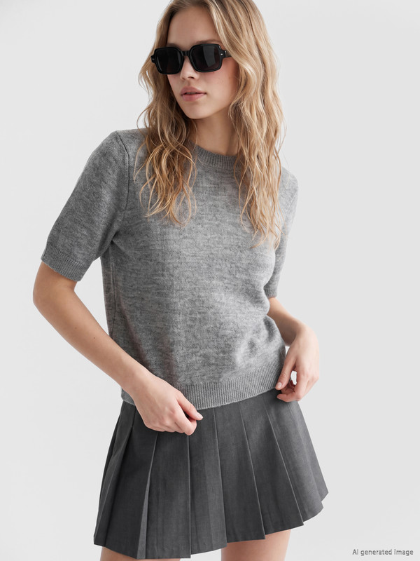 LCW Vision Short Sleeve Women's Knitwear Sweater