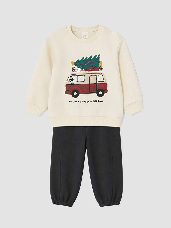 LCW baby Baby Boy Ecru Set
