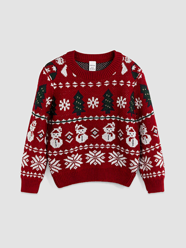 LCW Kids Girl Red Sweater