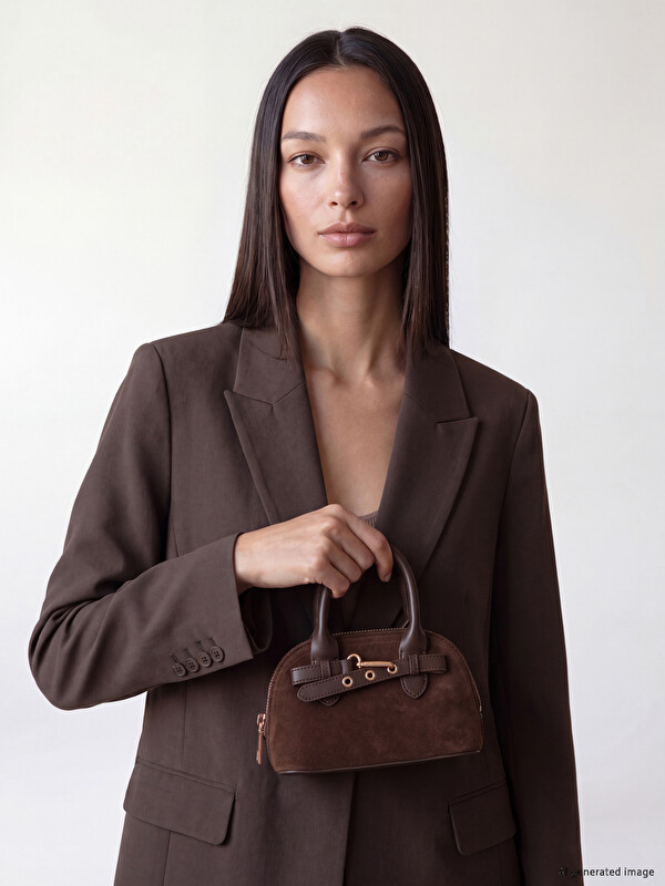 LCW ACCESSORIES Çantë krahu suede për gra
