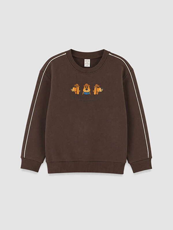 LCW Kids Boy Brown Sweatshirt