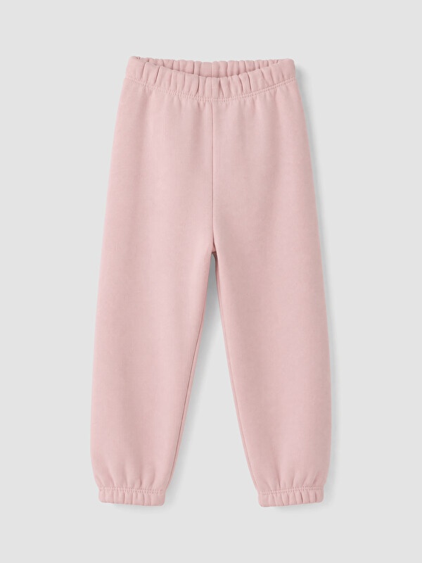 LCW Kids Beli Lastikli Kız Çocuk Kalın Jogger Eşofman Altı
