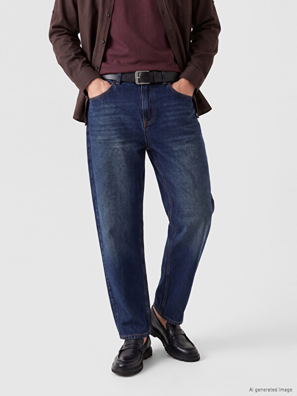 LCW Jeans Фармерки со супер широка форма за Мажи