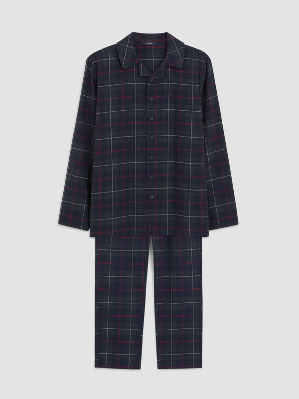 LC WAIKIKI Plaid Men's Pyjamas Set