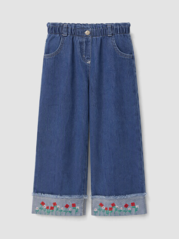 LCW Kids Embroidered Girls' Jeans