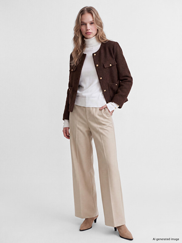 LCW Vision Loose Fit Geniş Paça Kadın Pantolon