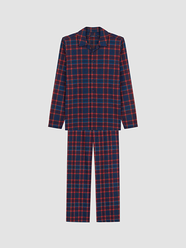 LC WAIKIKI Ekose Desenli Erkek Pijama Takımı