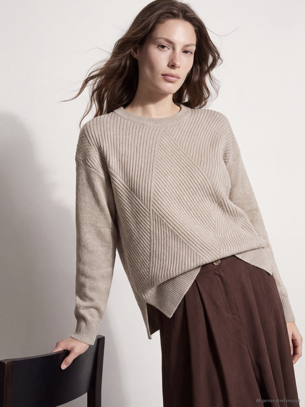 LCW EVERYDAY Argyle Patterned Women's Knitwear Sweater